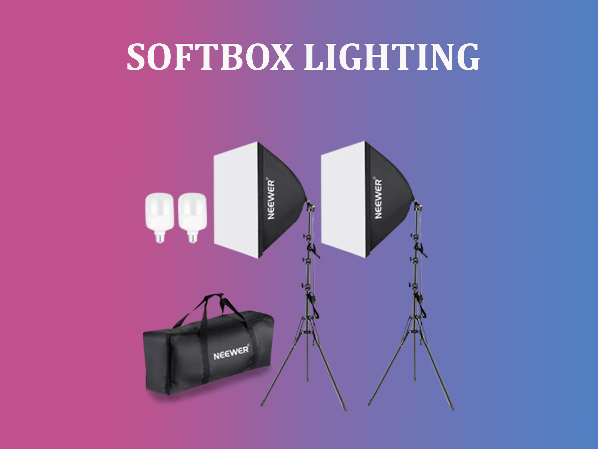 Softbox lighting kit