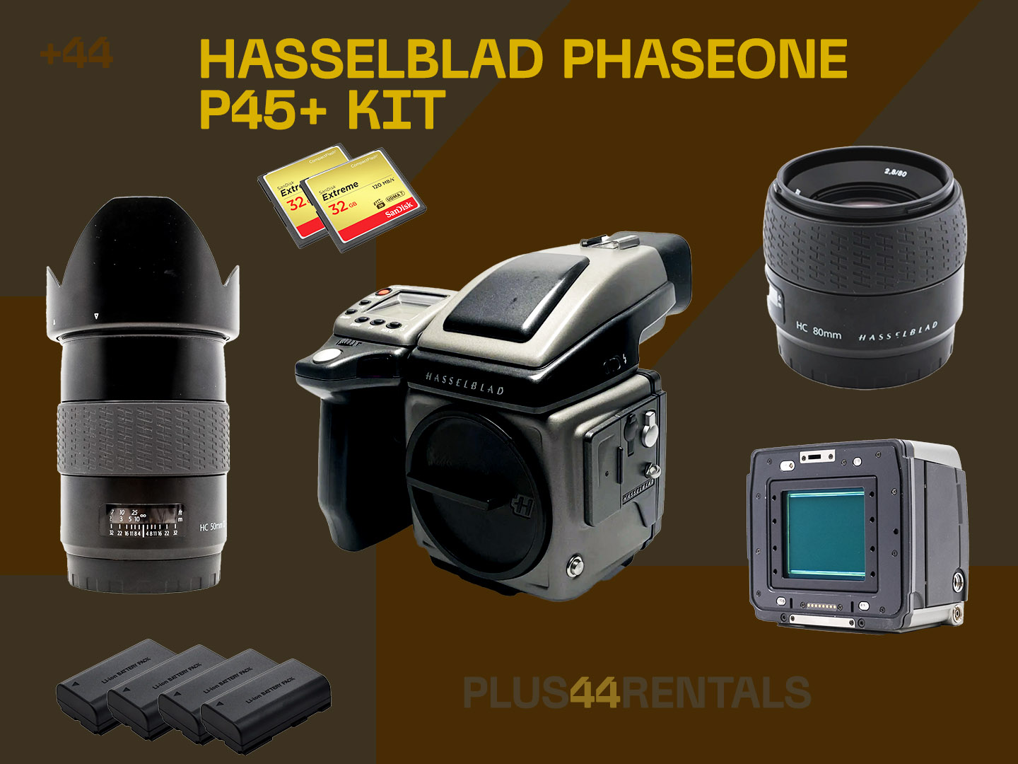 Hasselblad h2 + phase one p45+ digital back | medium-format digital kit