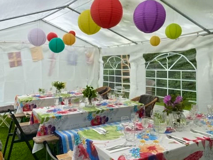 Partytält 6x4 meter