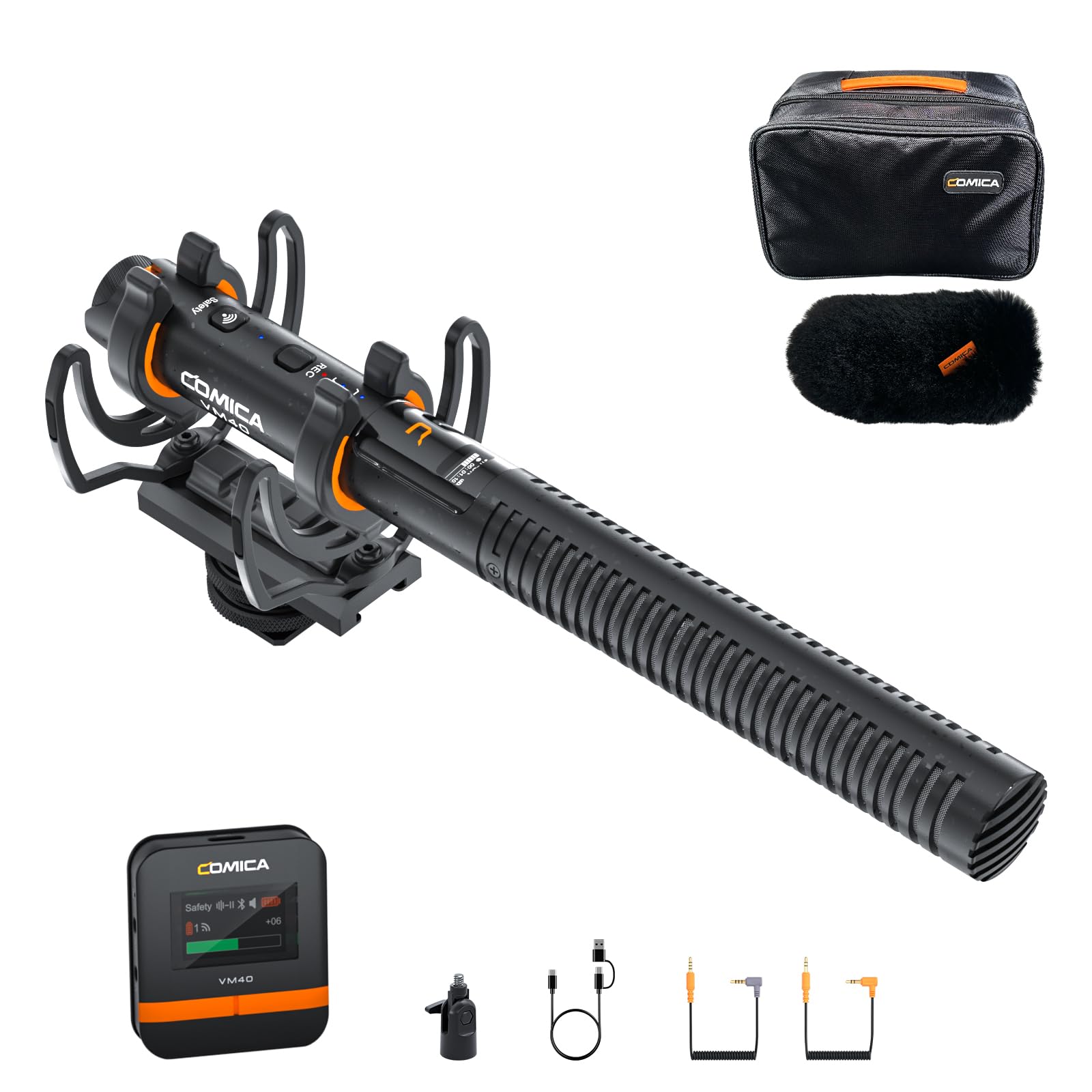 Comica vm40 shotgun mikrofon (har to shotgunner)