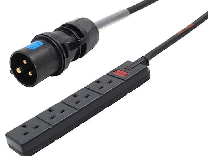 16a plug to 4 way 13a