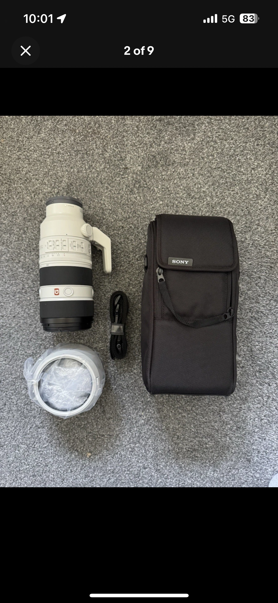 Sony 70-200mm f2.8 mkii zoom lens gm oss 2 