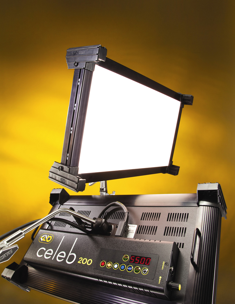 Kino flo celeb 200 led 2x1 light - soft + eggcrate + diffusion 