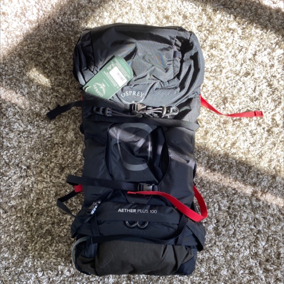 Osprey aether plus 100 black s/m