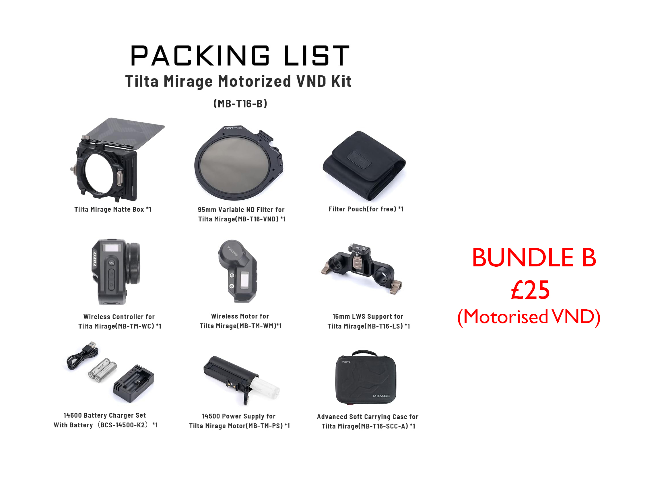 Tilta mirage motorised vnd mattebox
