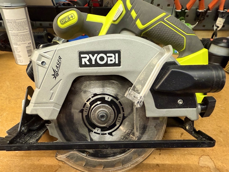 Ryobi rwsl1801 18v akku rundsav 150mm