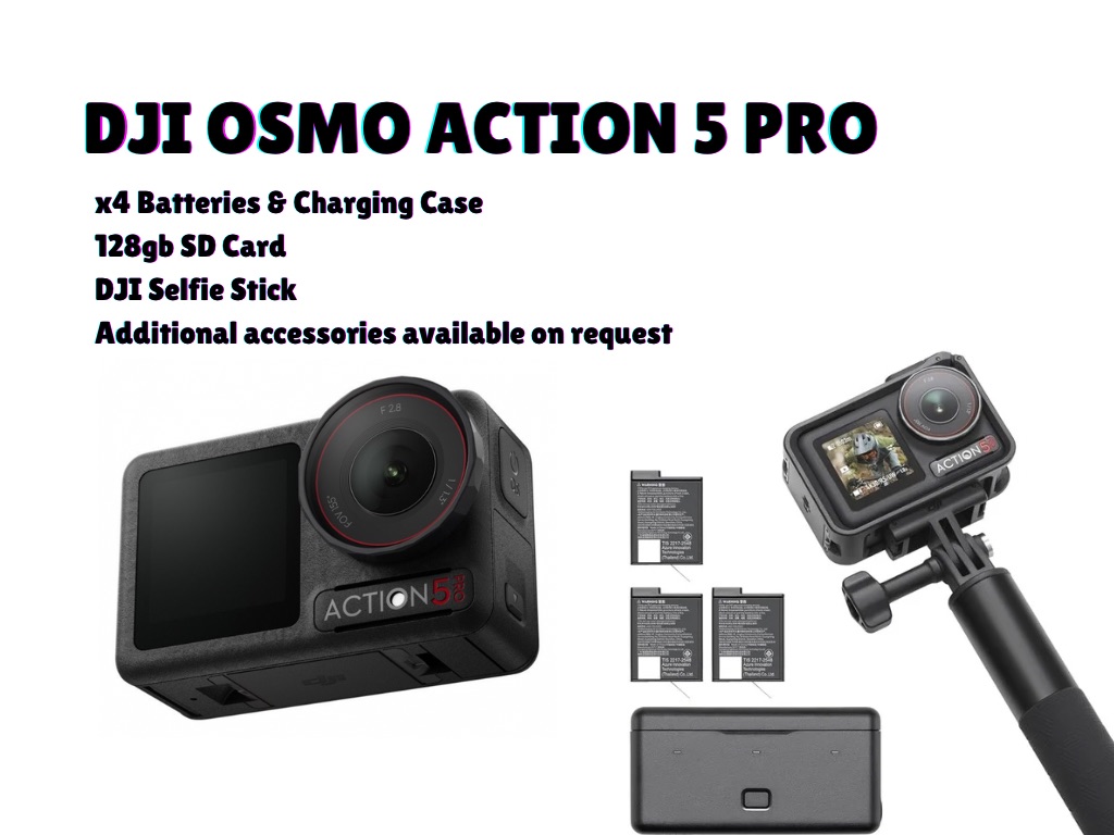 Dji osmo action 5 pro – complete bundle