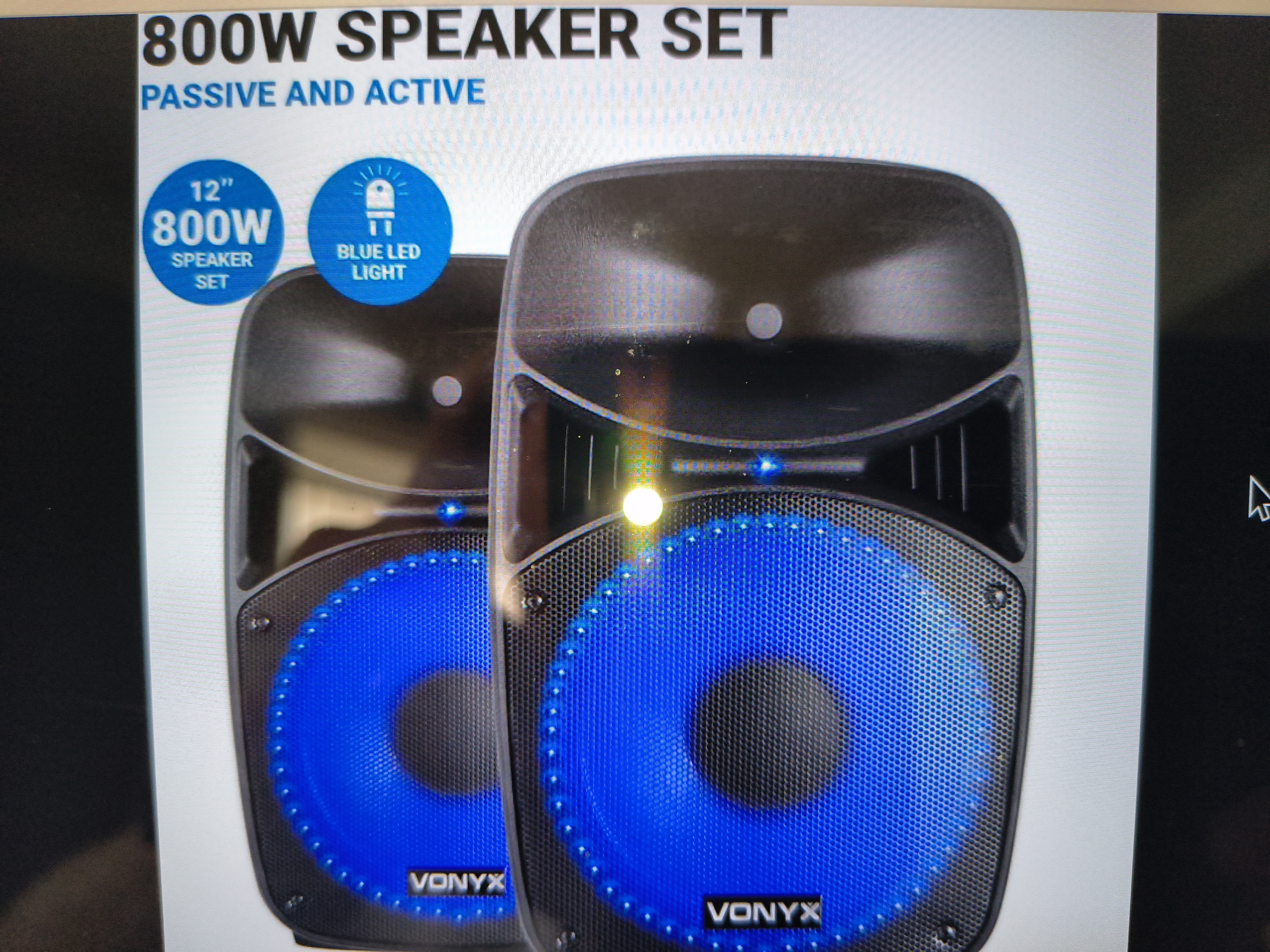 Party speaker system/pa system - bluetooth - 800w 