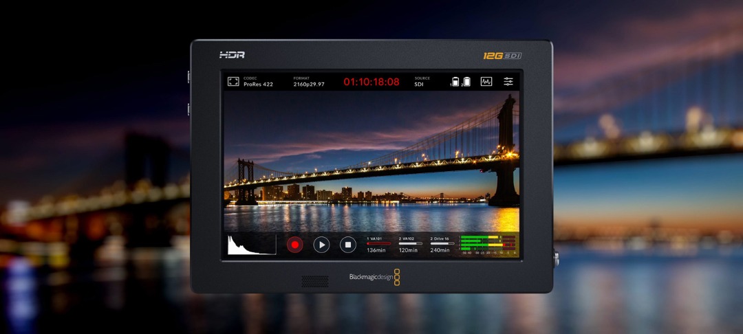 Blackmagic 7" 12g monitor 2500 nits ! video assist