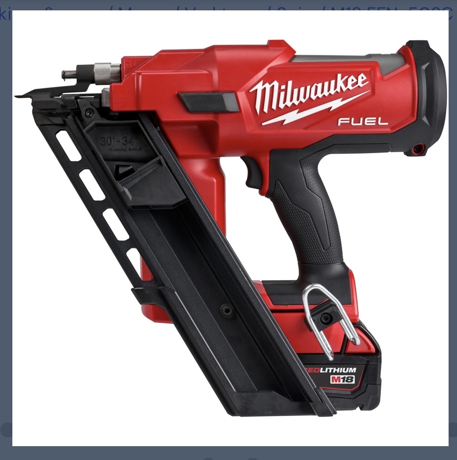 Spikpistol milwaukee 50 mm till 90 mm