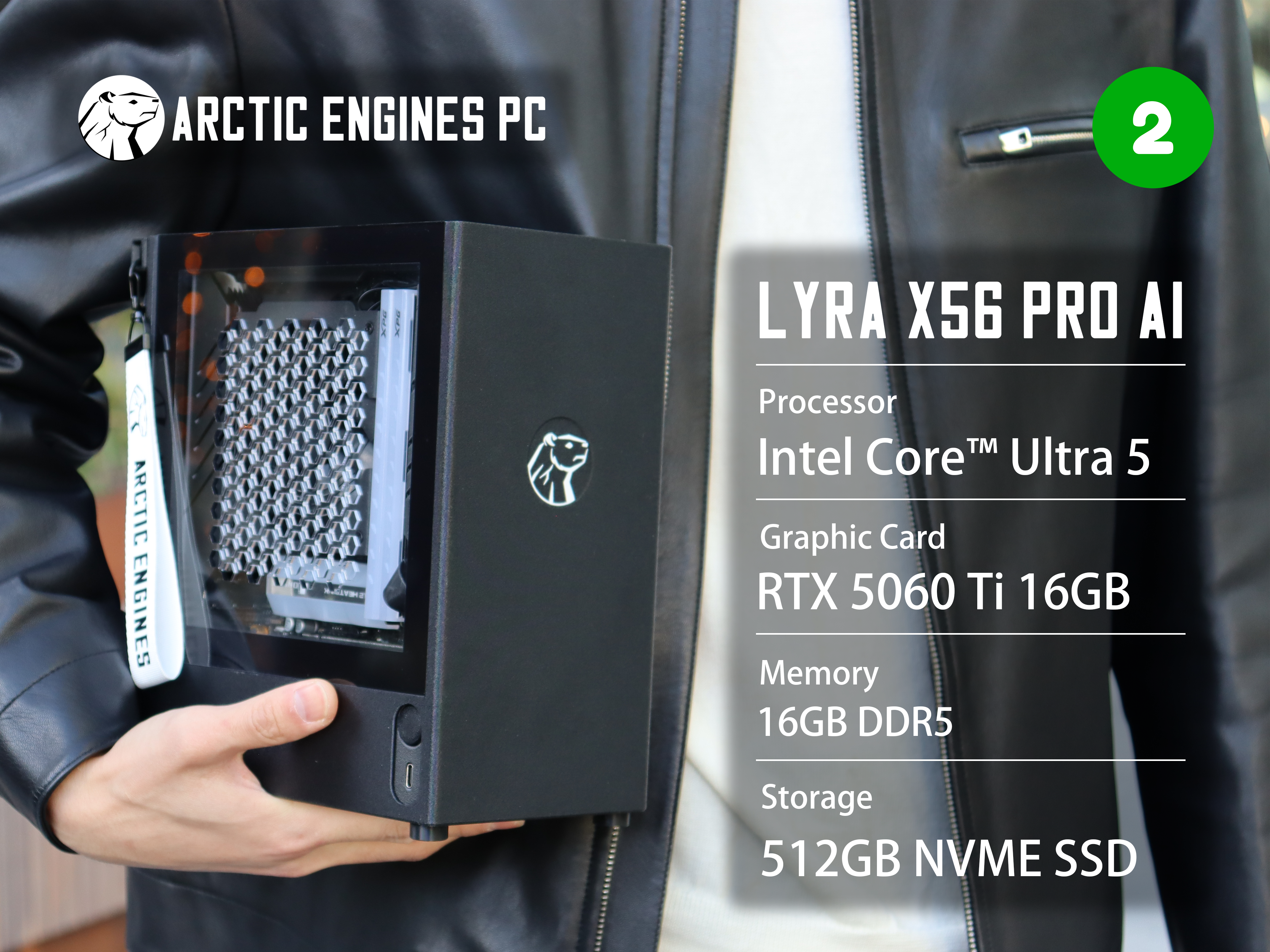 High spec gaming/live streaming pc - intel 15th gen, rtx 5060 ti 16gb ultra-compact desktop pc #2