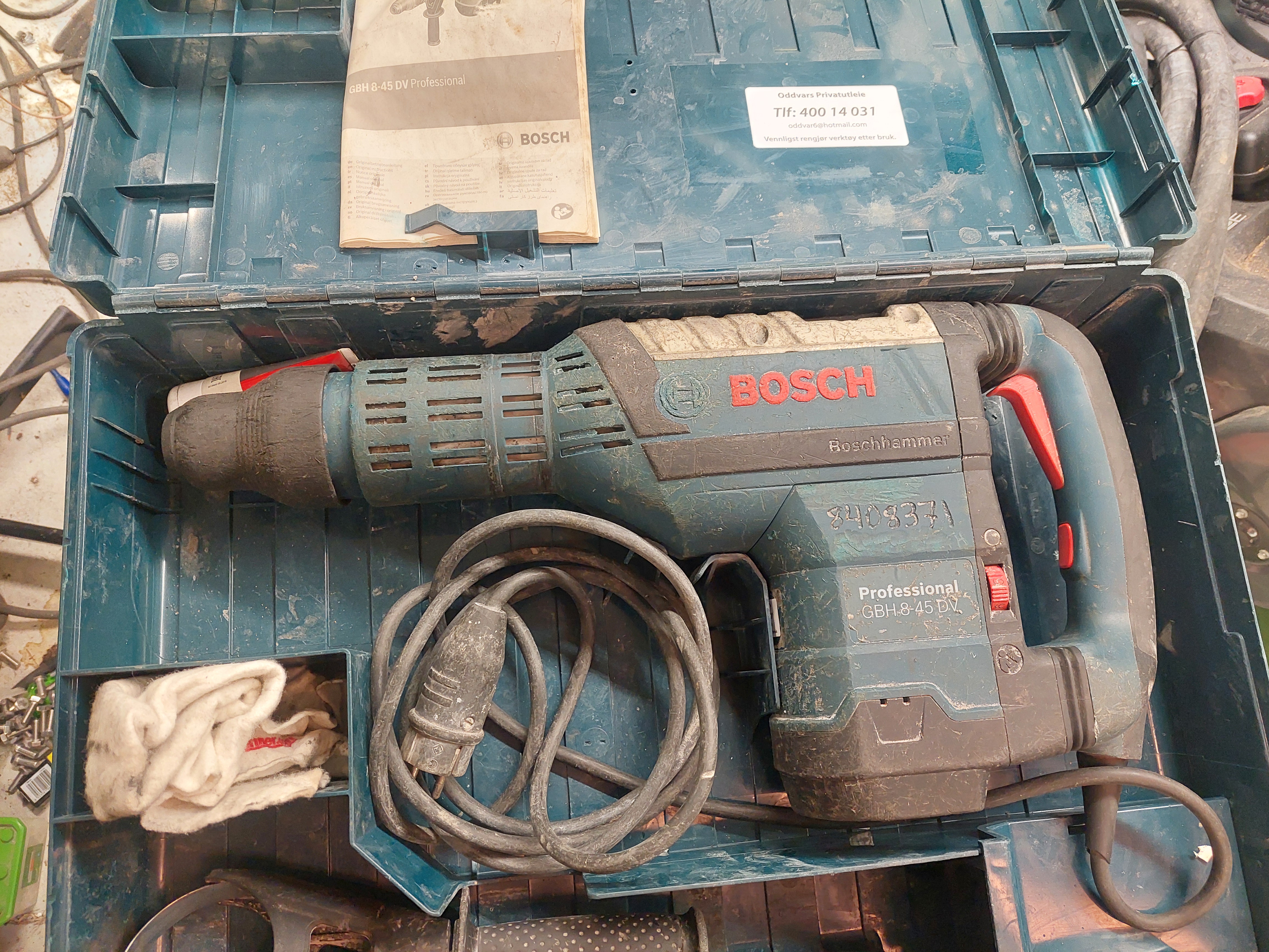 Murborrmaskin bosch gbh8-45dv