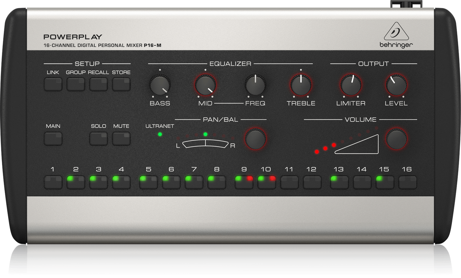 Behringer p16-m personal monitoring setup
