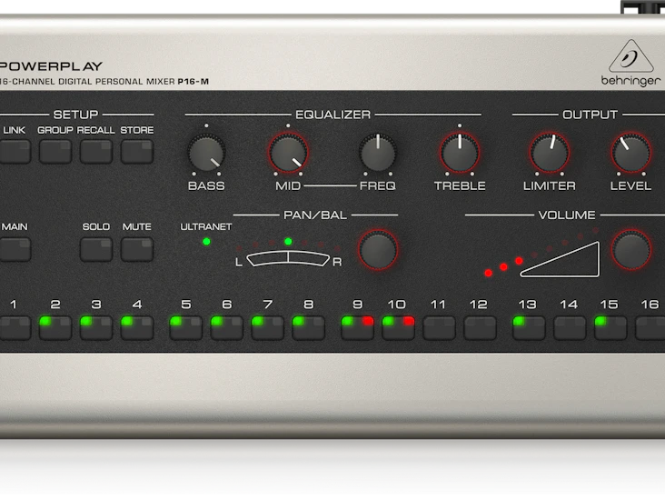 Behringer p16-m personal monitoring setup
