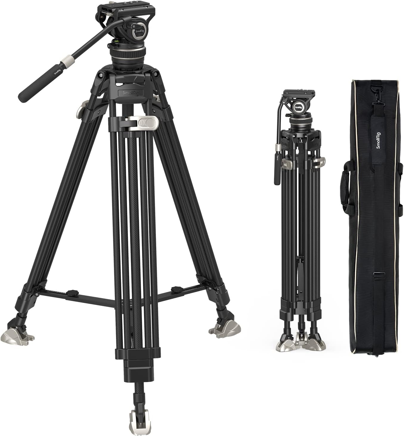 Smallrig ad-100 carbon fibre lightweight video tripod 