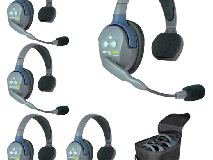 Eartec ultralite hodetelefoner for 5 personer