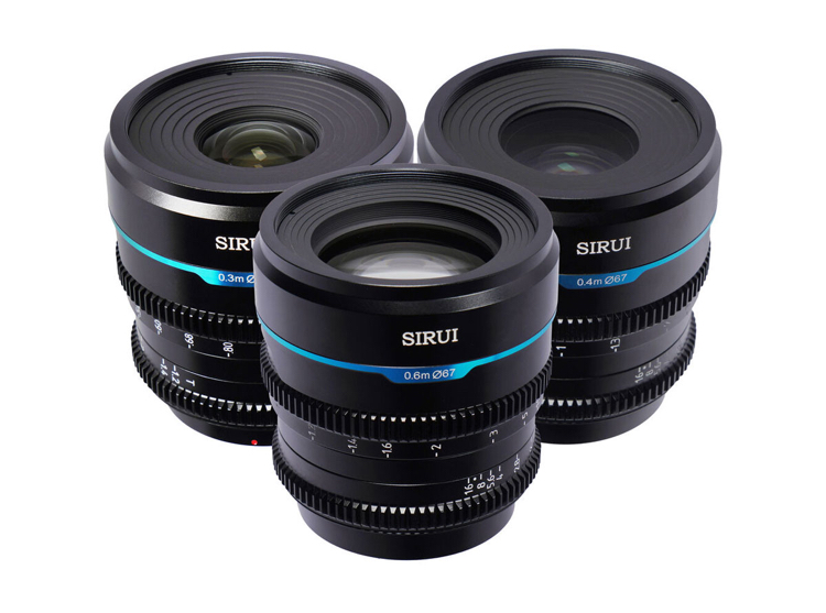 Sirui nightwalker lens set 16,35,75