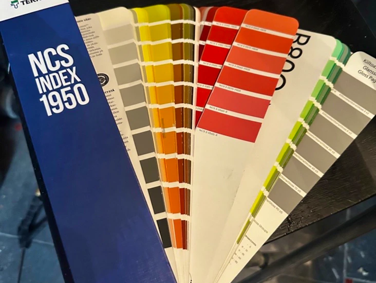 Färgscanner färgkarta färgläsare