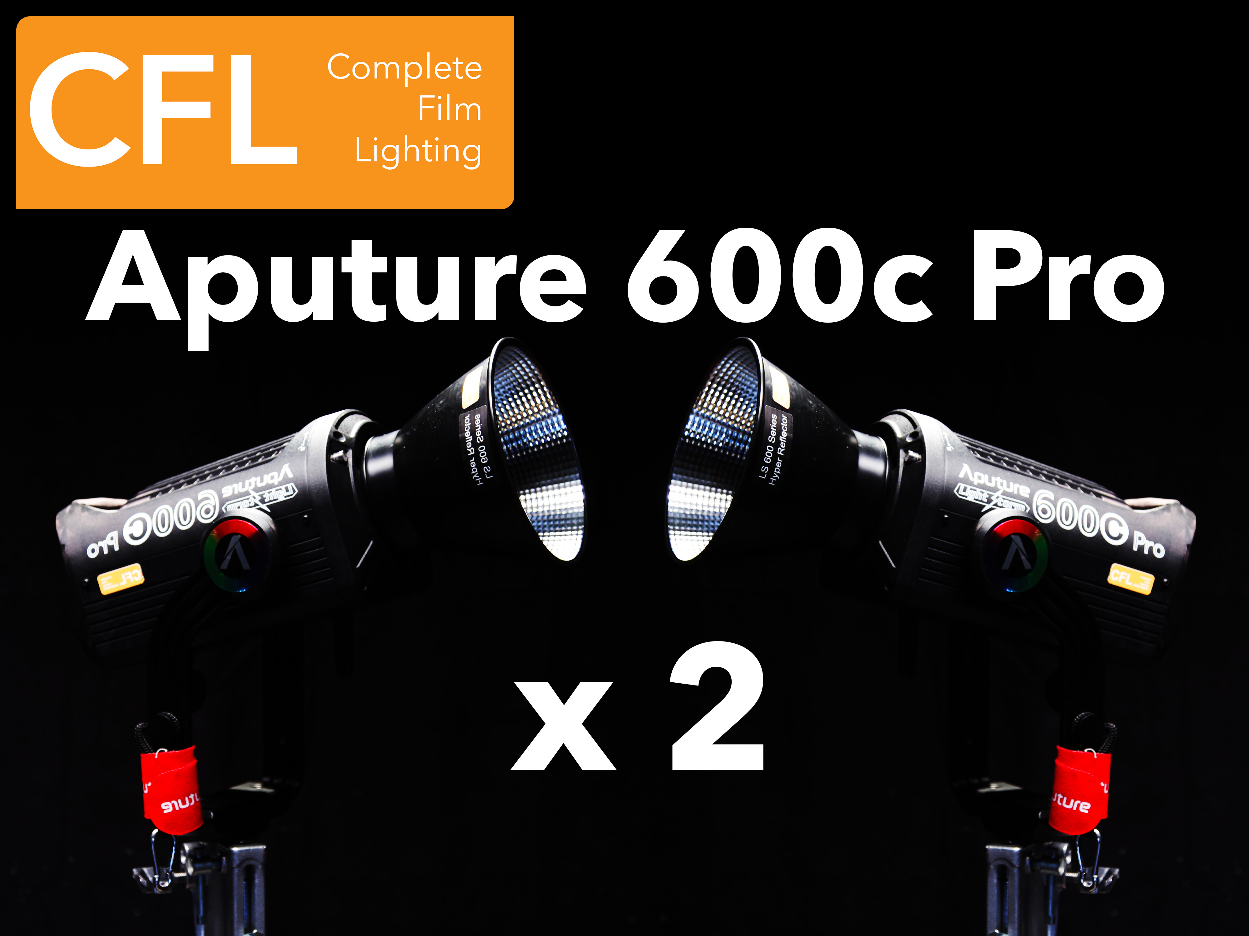 Aputure 600c pro x 2