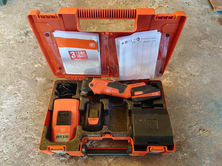 Fein multiverktyg, batteri