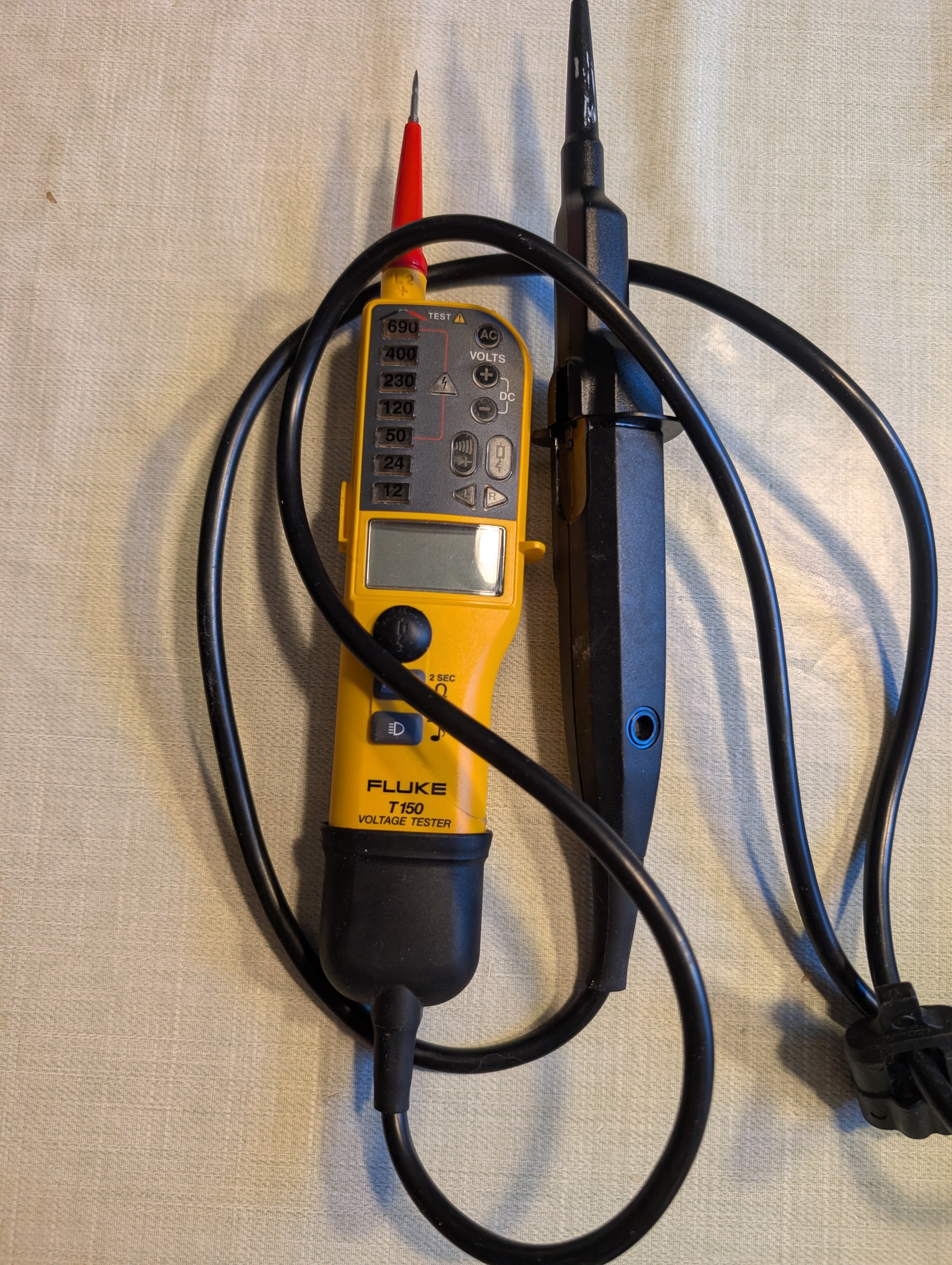 Fluke t90 - multimeter - mäta ström 