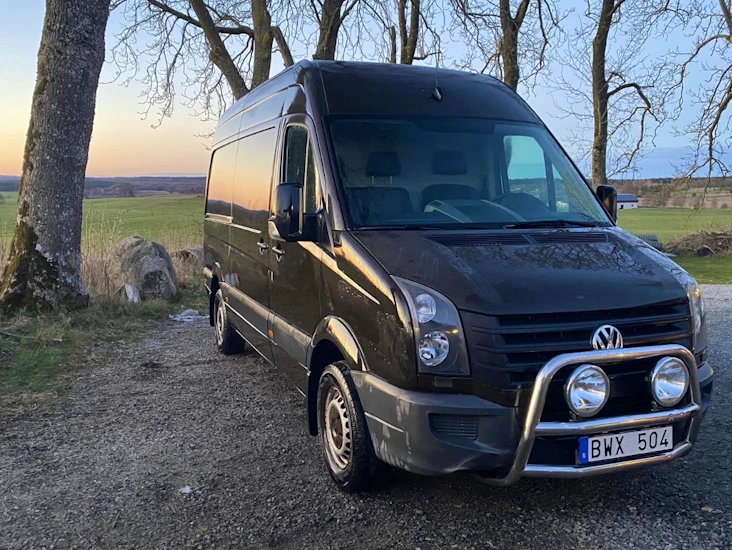 Brunbilen = vw crafter
