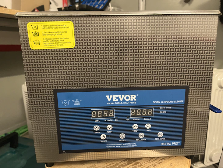 Ultraäänipuhdistin, 6 litraa