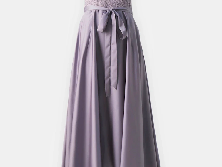 Festklänning - lila - 38