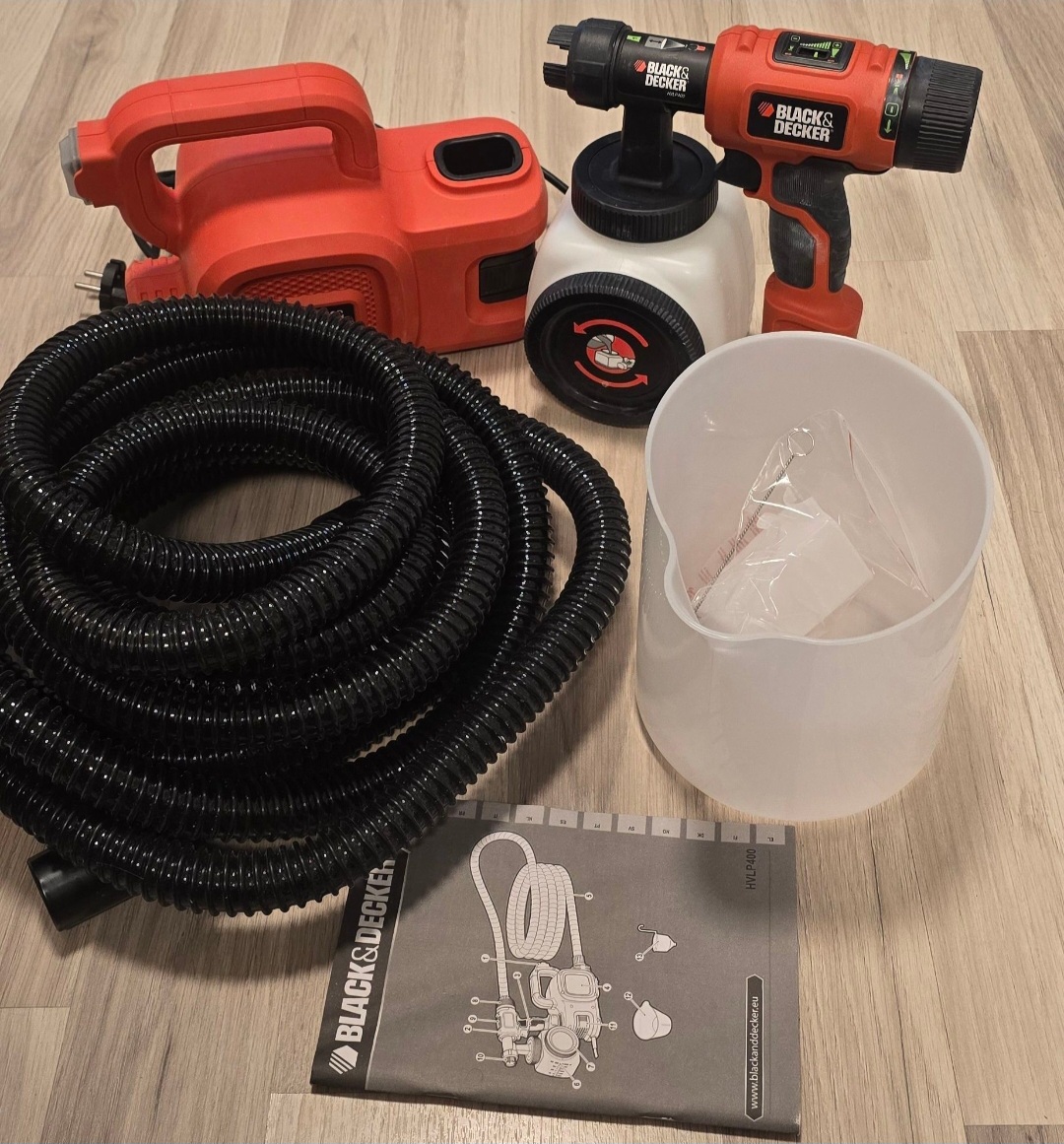 Black+decker hvlp400 färgspruta 450w – uthyres