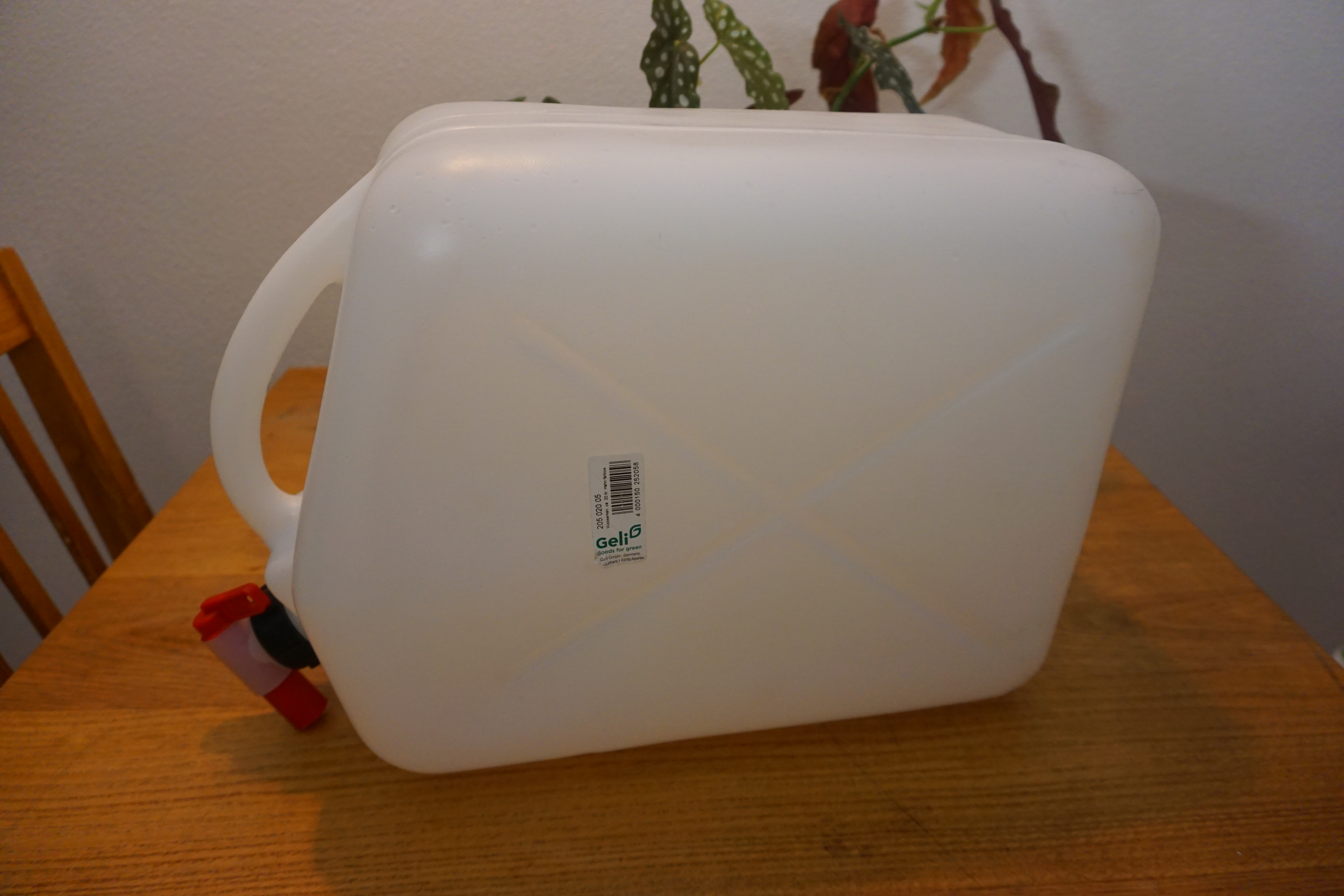 Vattendunk geli 20l med tappningskran