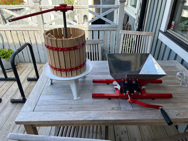 Fruktpress och fruktkross