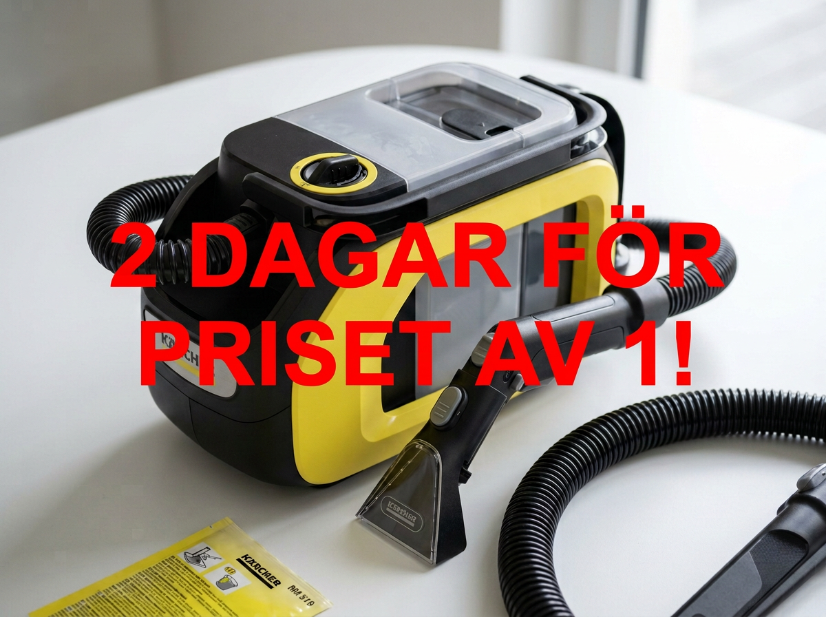 Ny kärcher se 3 compact textiltvätt / mattvätt inkl. rengöringsmedel