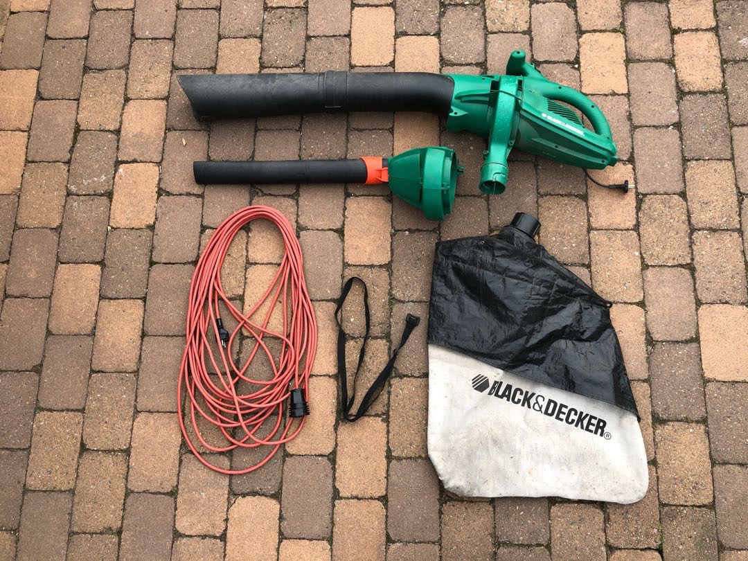 Black & decker lövblås/-sug