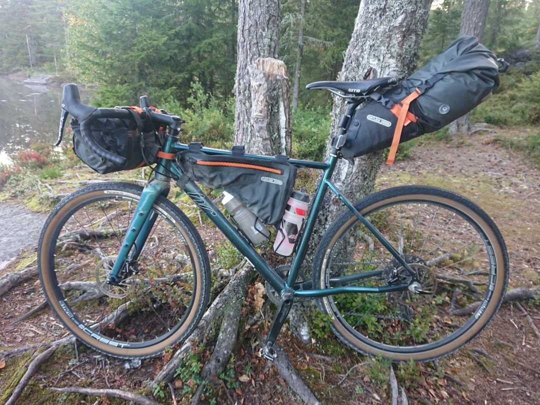 Bikepacking-vesker, komplett sett 
