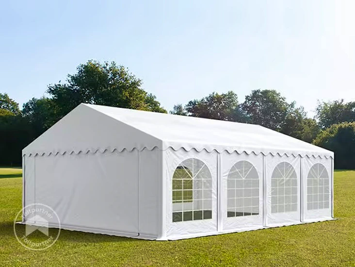5x8 m partytält, med bottenram, pvc 750