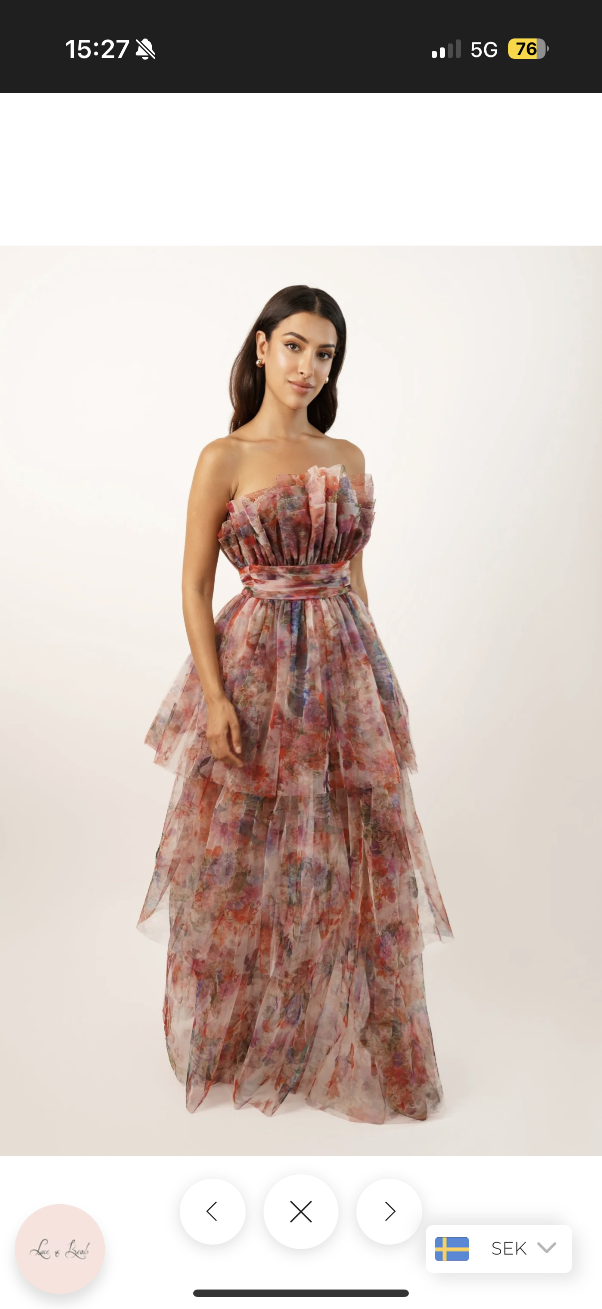 Romantisk maxi klänning