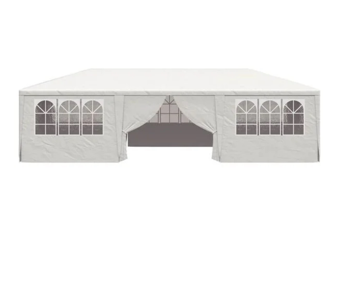 Partytält vitt 4x9 meter 