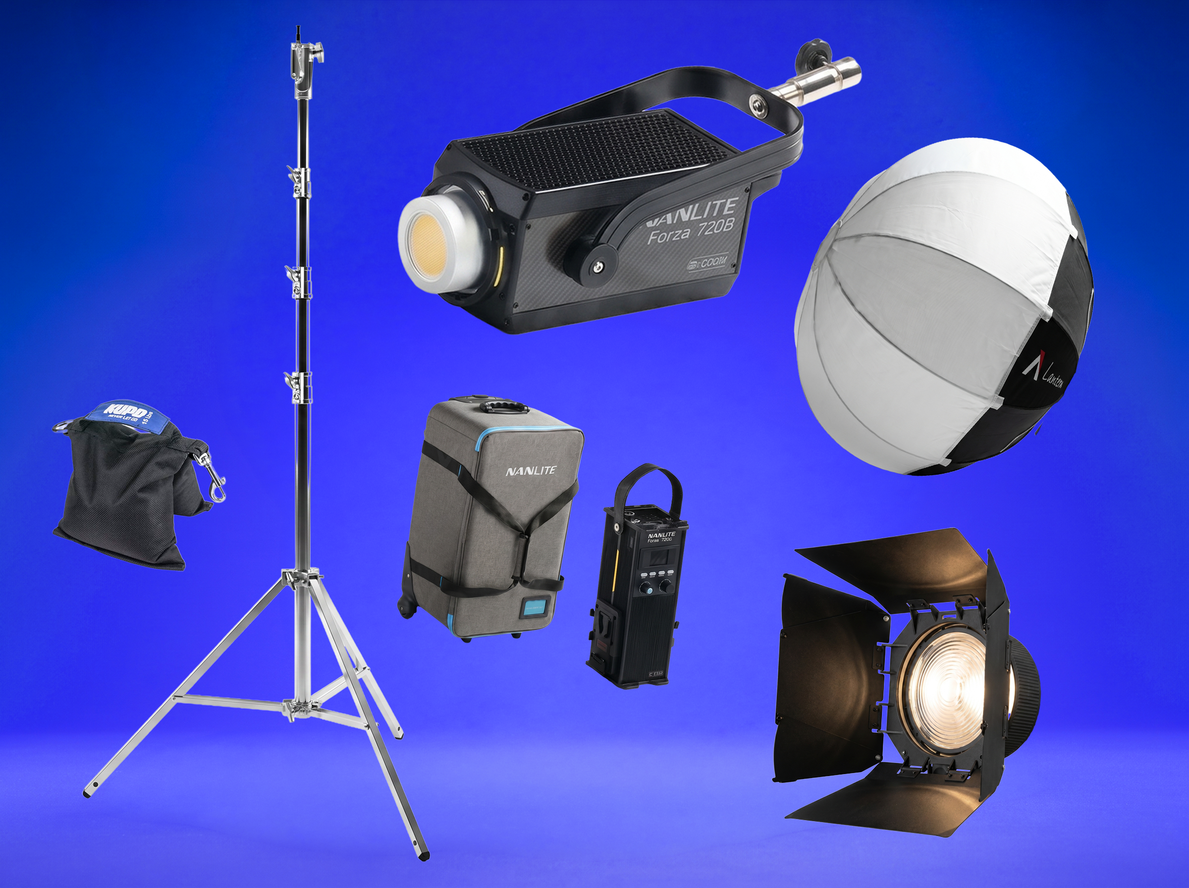 Nanlite 720b commercial lighting kit (like aputure 600d) | bi-colour