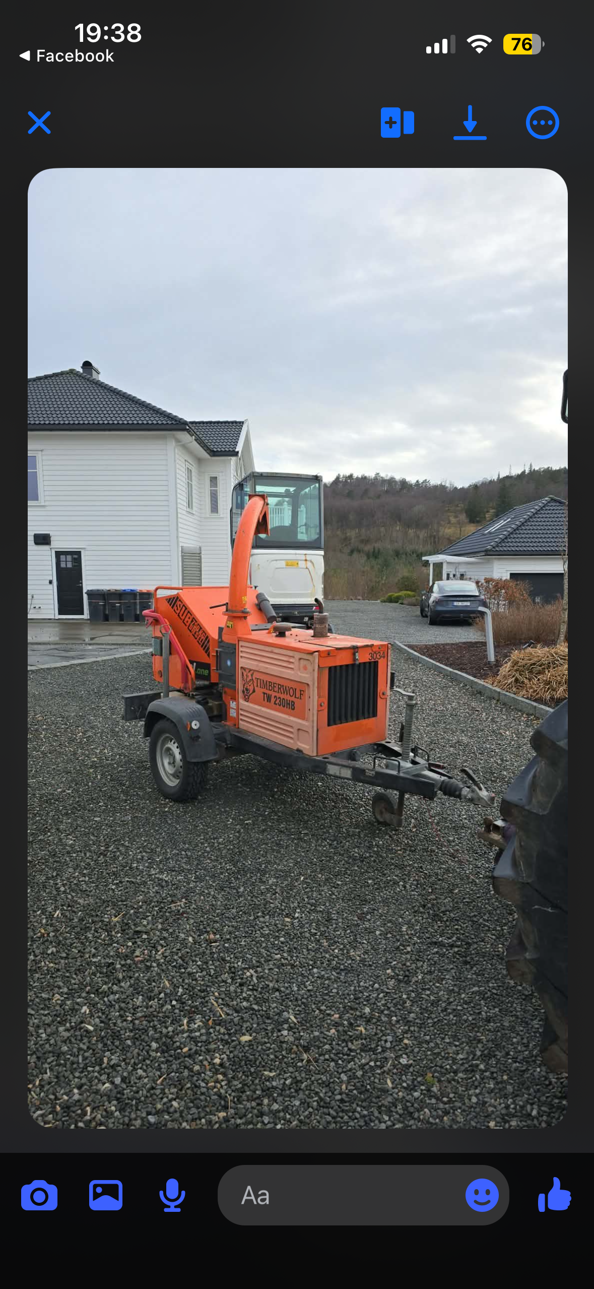 Timberwolf flishugger 