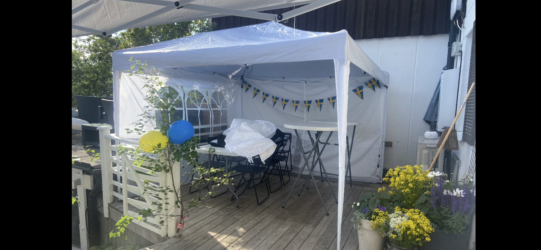 Partytält/paviljong 3x3 m (har 2 st)