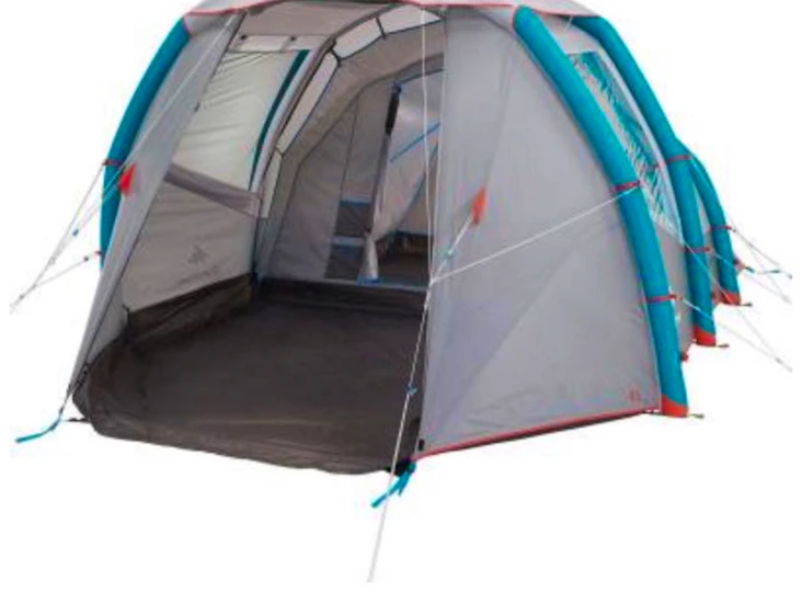 Uppblåsbart campingtält fyra personer