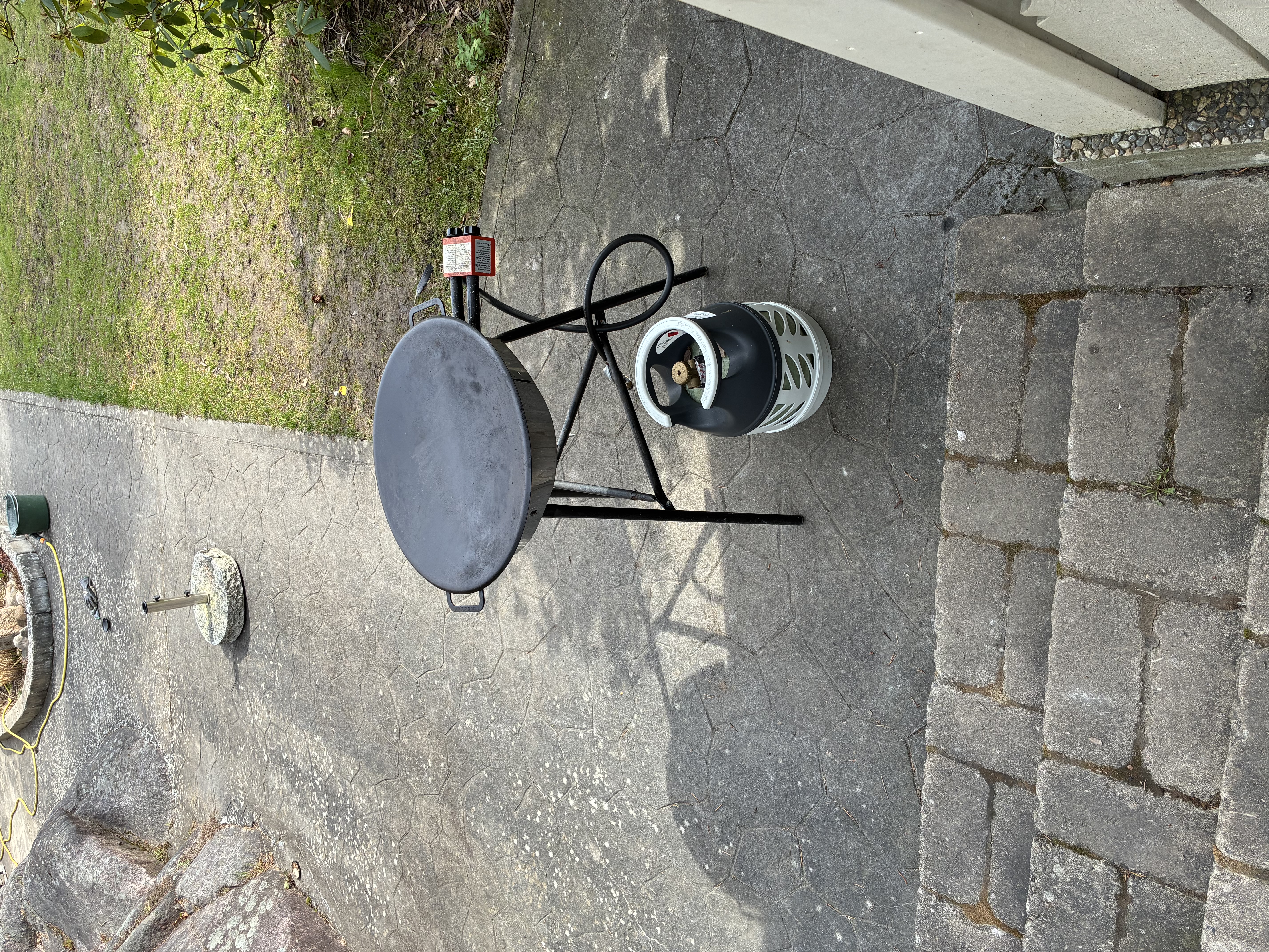 Murikka med gasolstativ
