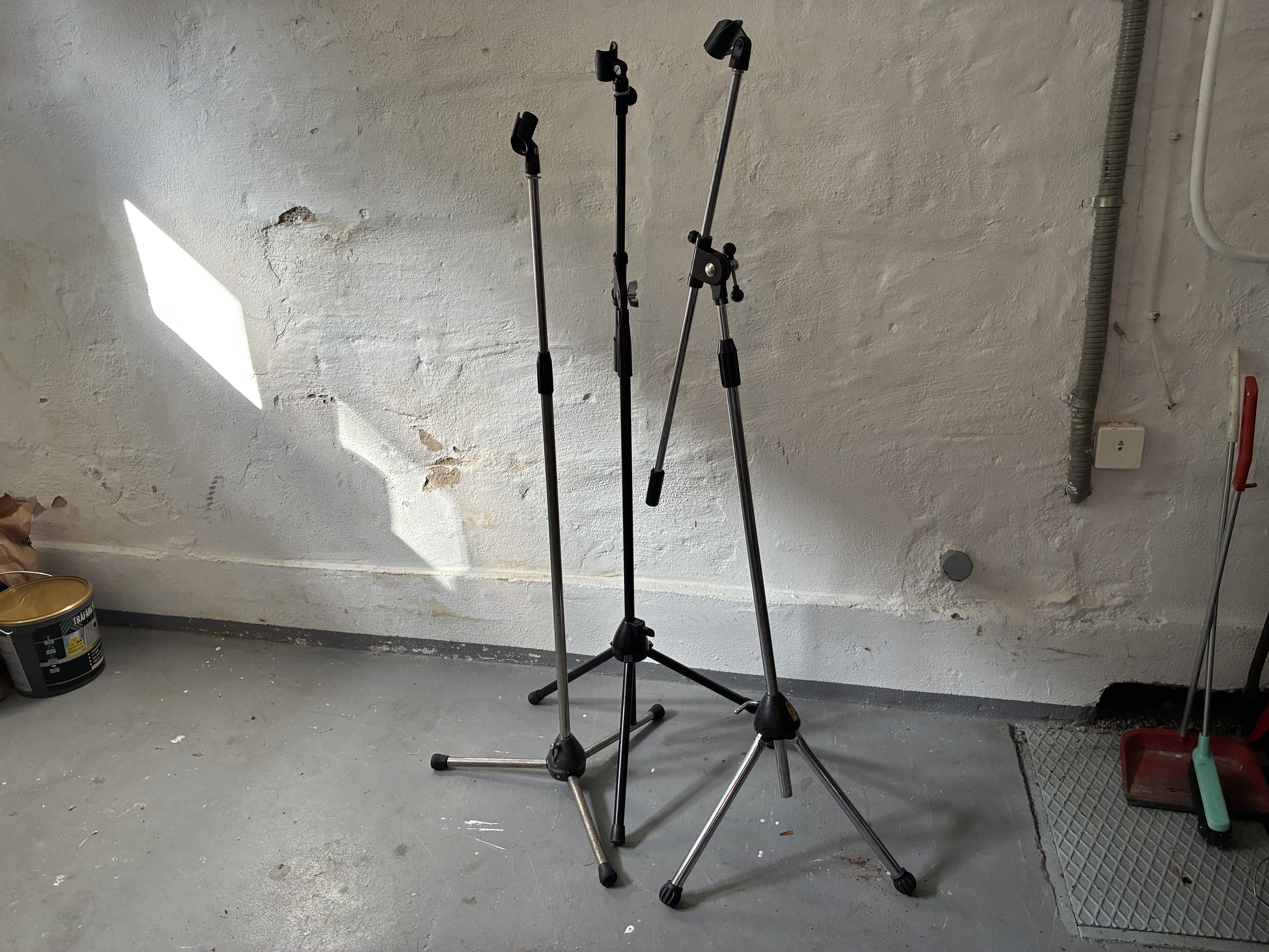 3 mikrofonstativ
