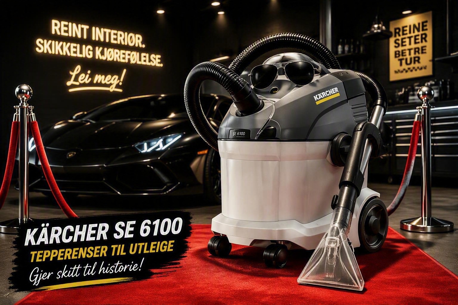 Tekstil- og tepperensar kärcher se 6100
