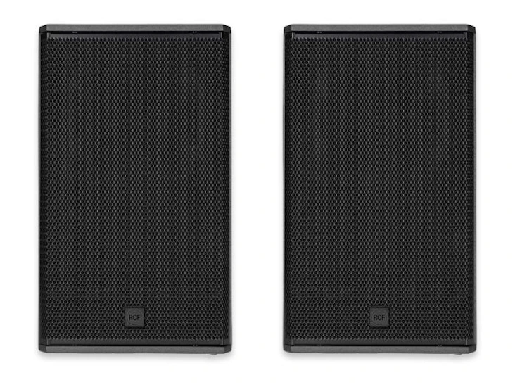 Rcf nx 945-a active speakers (pair) + stands