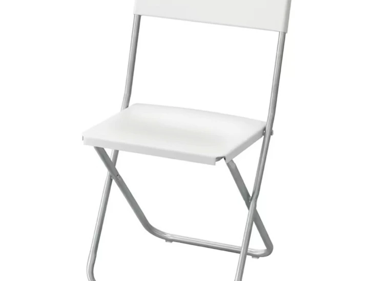 Klappbord og 6 stk klappstoler