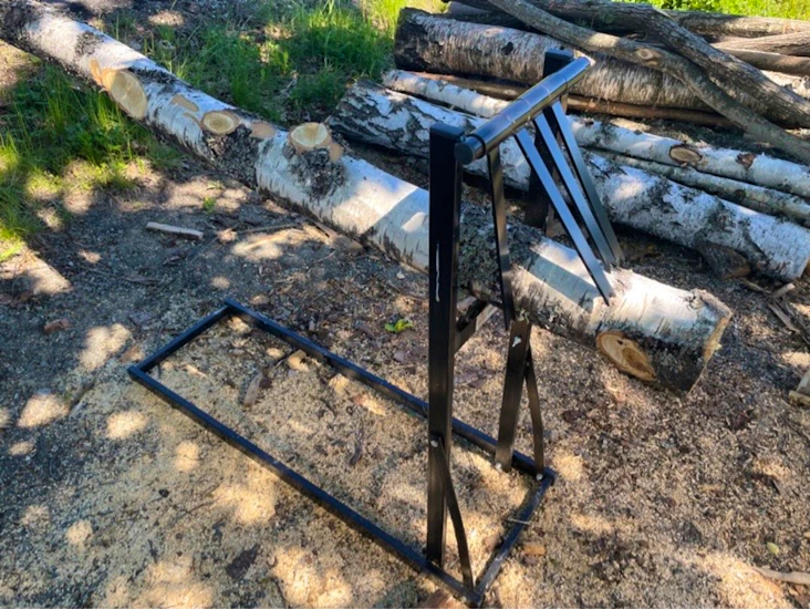 Stokkholder til kapping av ved