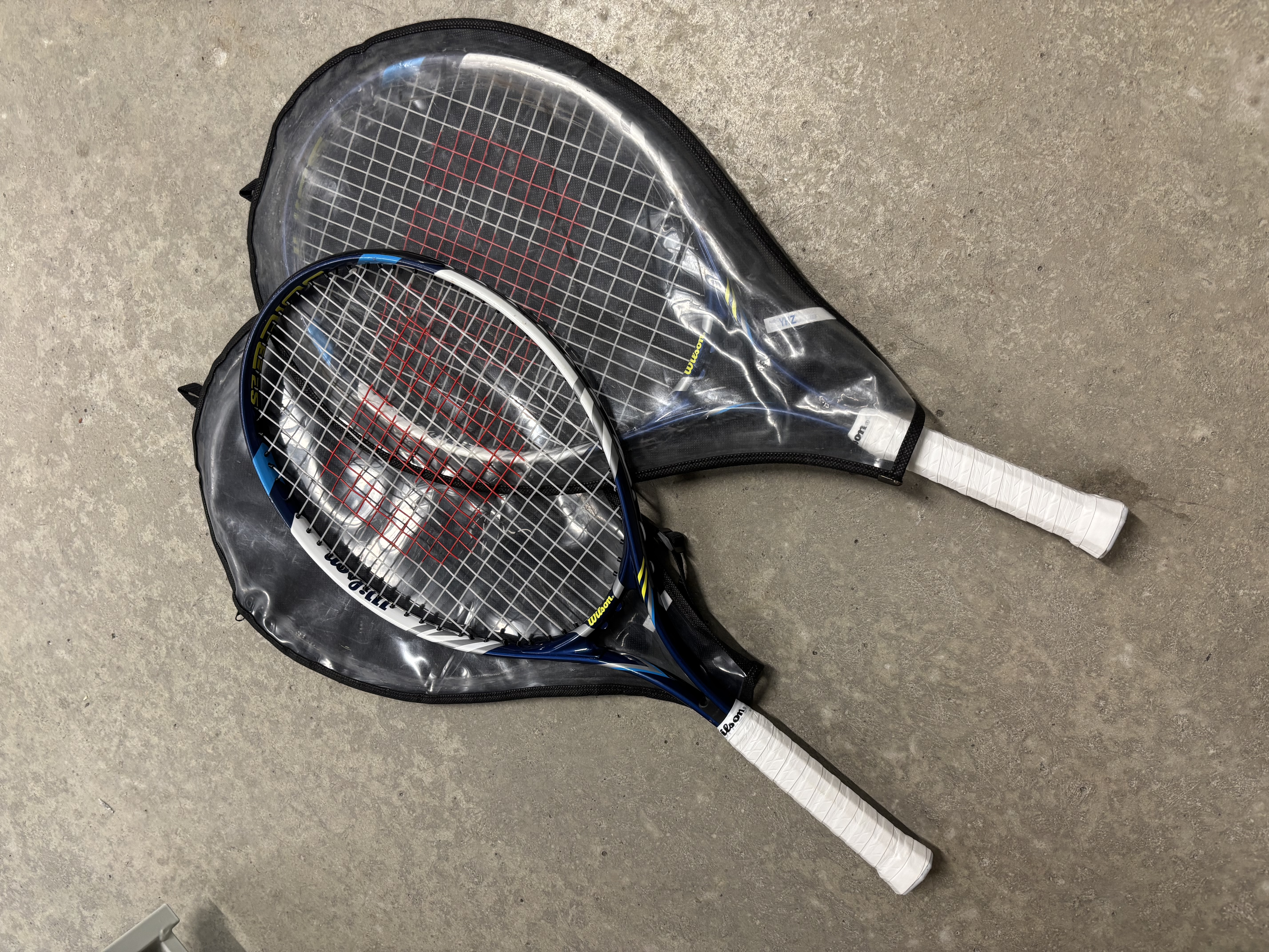 2x wilson tennisracketer