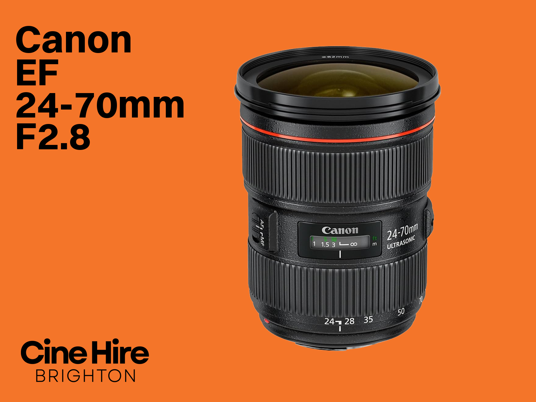 Canon ef 24-70mm f2.8 camera lens