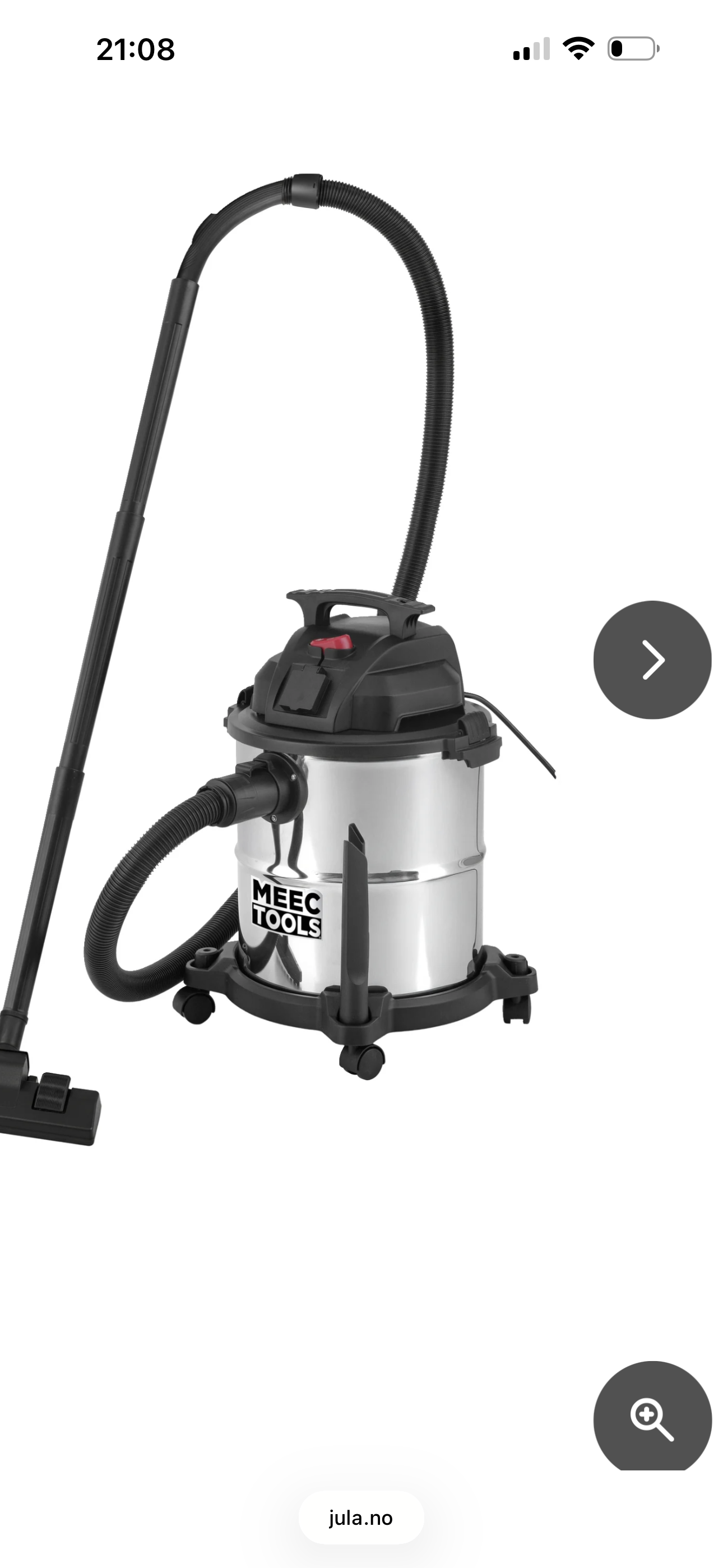 Grovstøvsuger fra meec tools